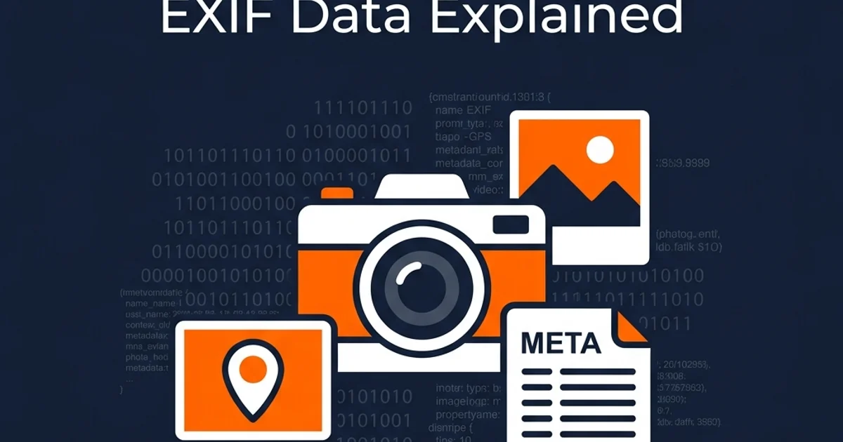 What Is Image Metadata EXIF data guide banner